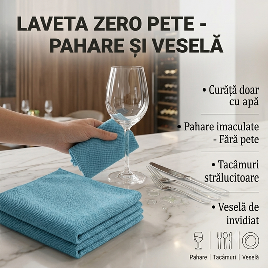 Laveta Zero Pete - Pahare și Veselă